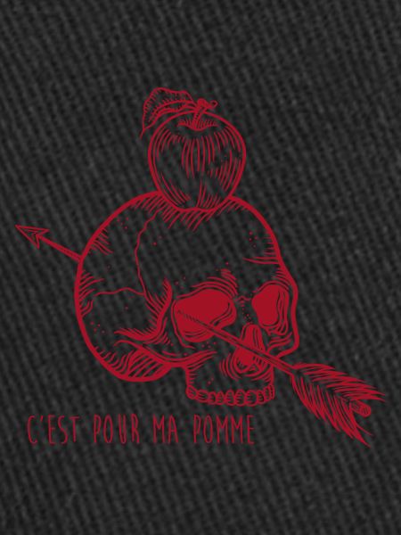 Skull Apple red