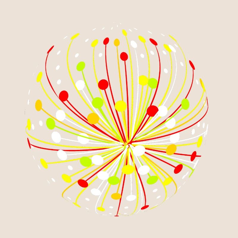 Multi Color Abstract Explosion