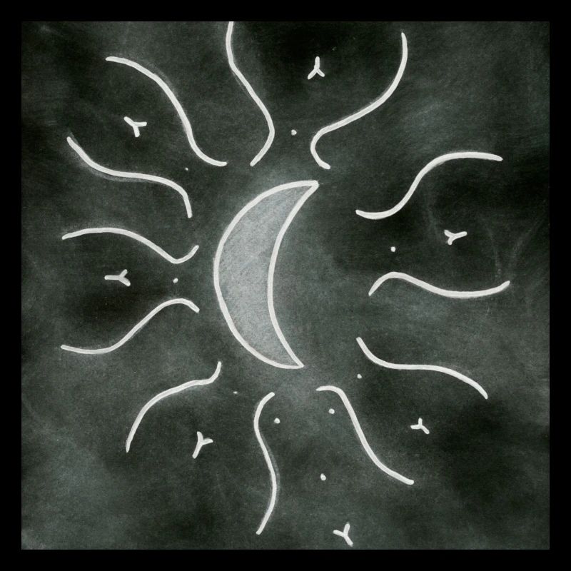 Luna Mandala grau