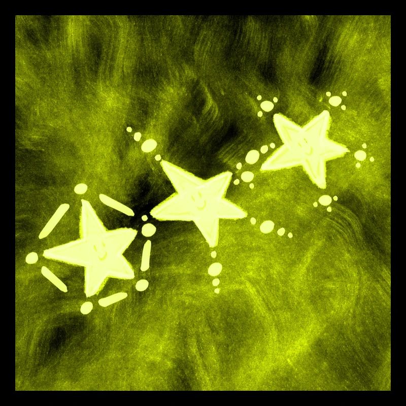 TROIS ÉTOILES JAUNE