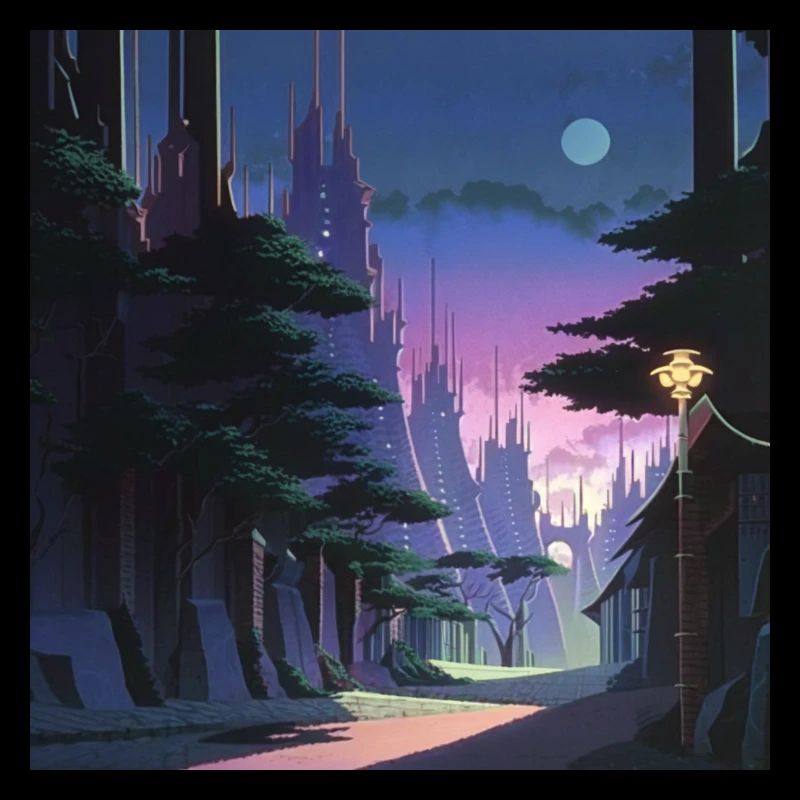 Lever de soleil dans la forêt