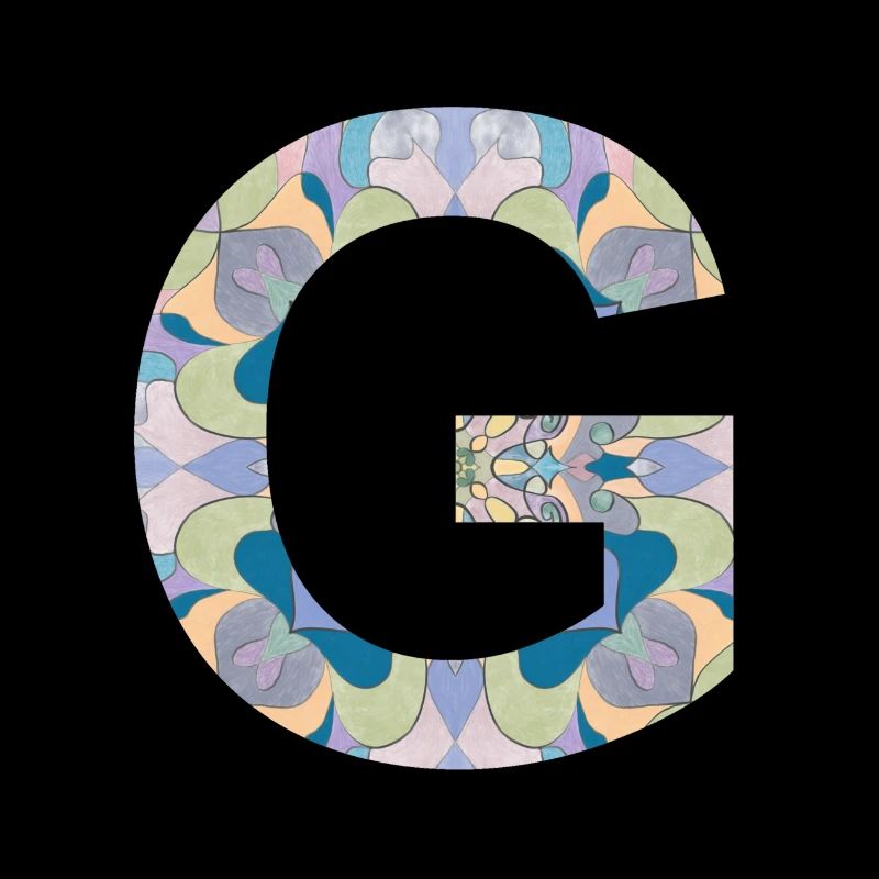 Buchstabe G im Mandala