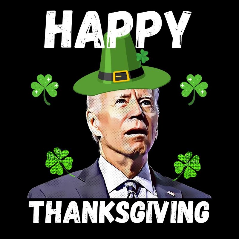 Biden St Patricks Day Joyeux chemise de Thanksgiving,