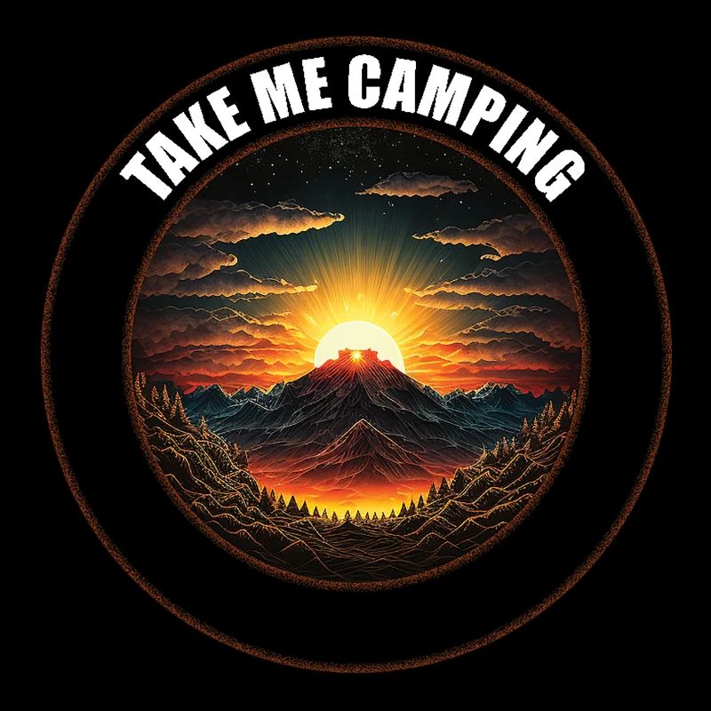 "Take me Camping" Retro Mountains Items