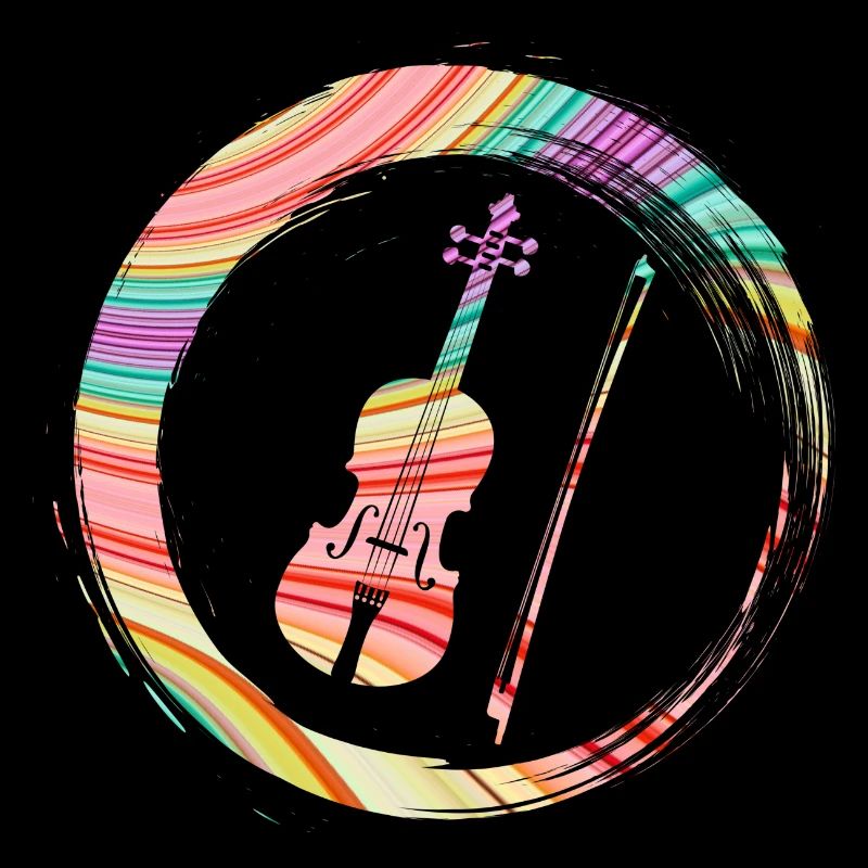 Sporty Hobby Leidenschaft Geige