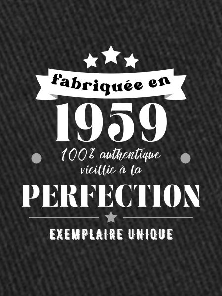 fabriquée en 1959