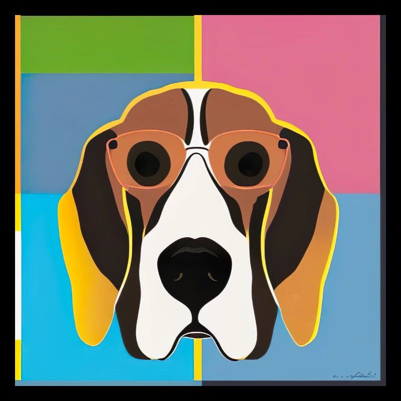 Chien Pop Art