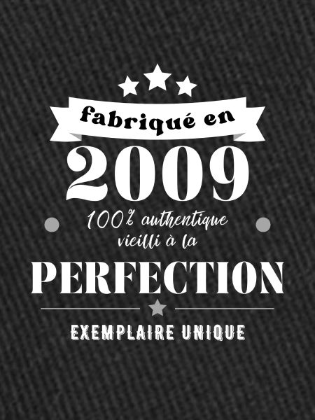 fabriqué en 2009