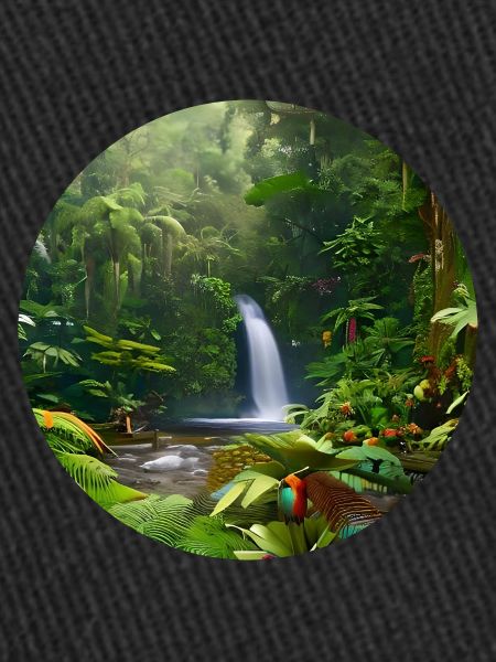 Wasserfall im Regenwald