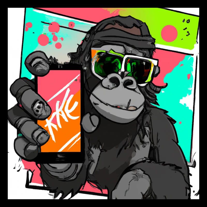 Gorilla makes Selfie V2 gift