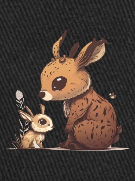 Maman et bébé lapin