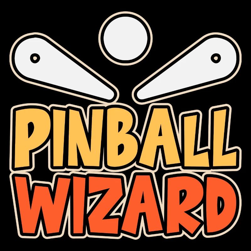 Pinball Wizard Pinball Machine Lettering Gift