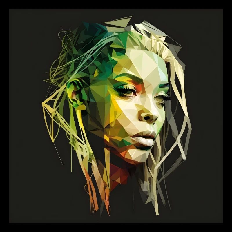Face woman dreadlocks n°8