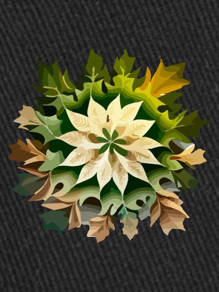 Les feuilles naturelles