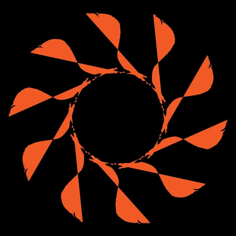 Windmill, Flower, Random Pattern, Vectorgraphic