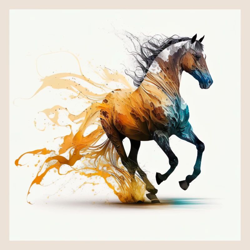Cheval fougueux n°3