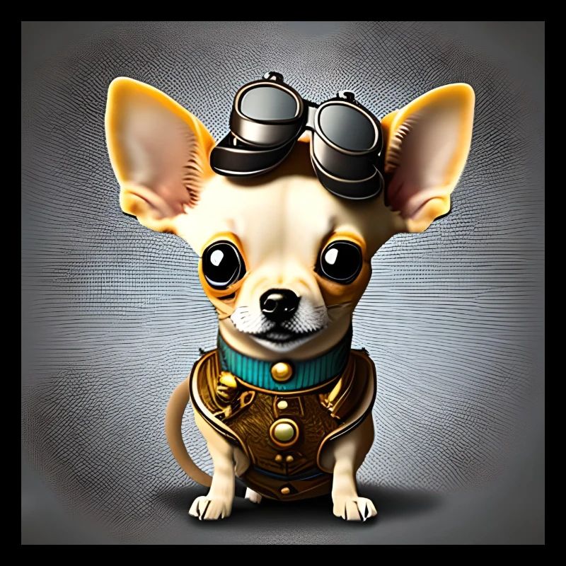 Chihuahua Puppy Steampunk