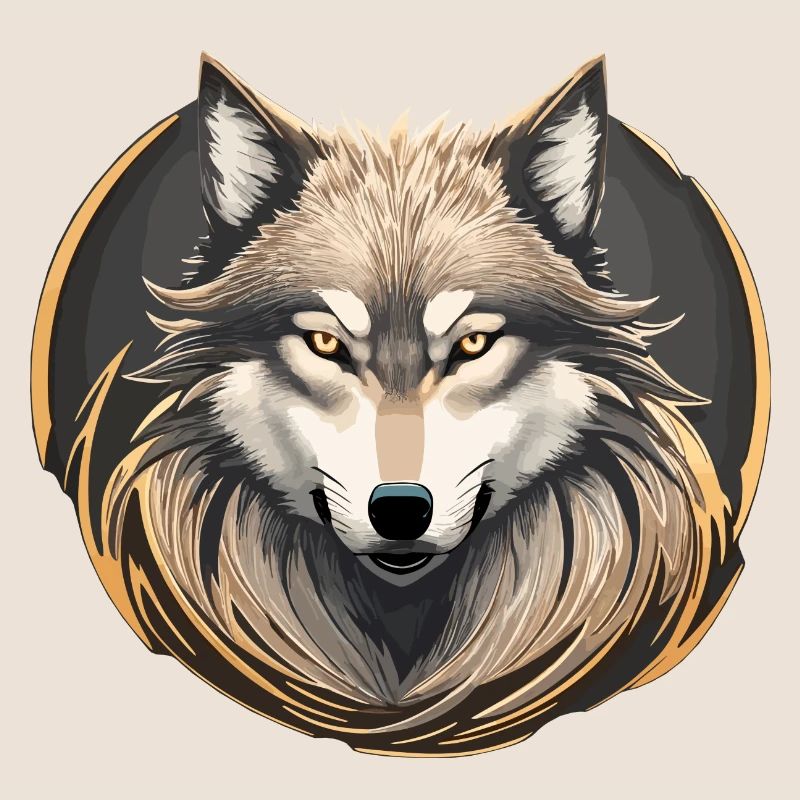 Loup majestueux