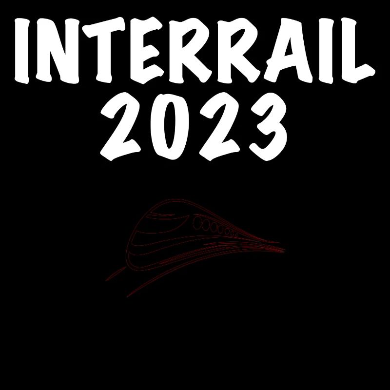 Interrail 2023 Gift for Train Travel Art