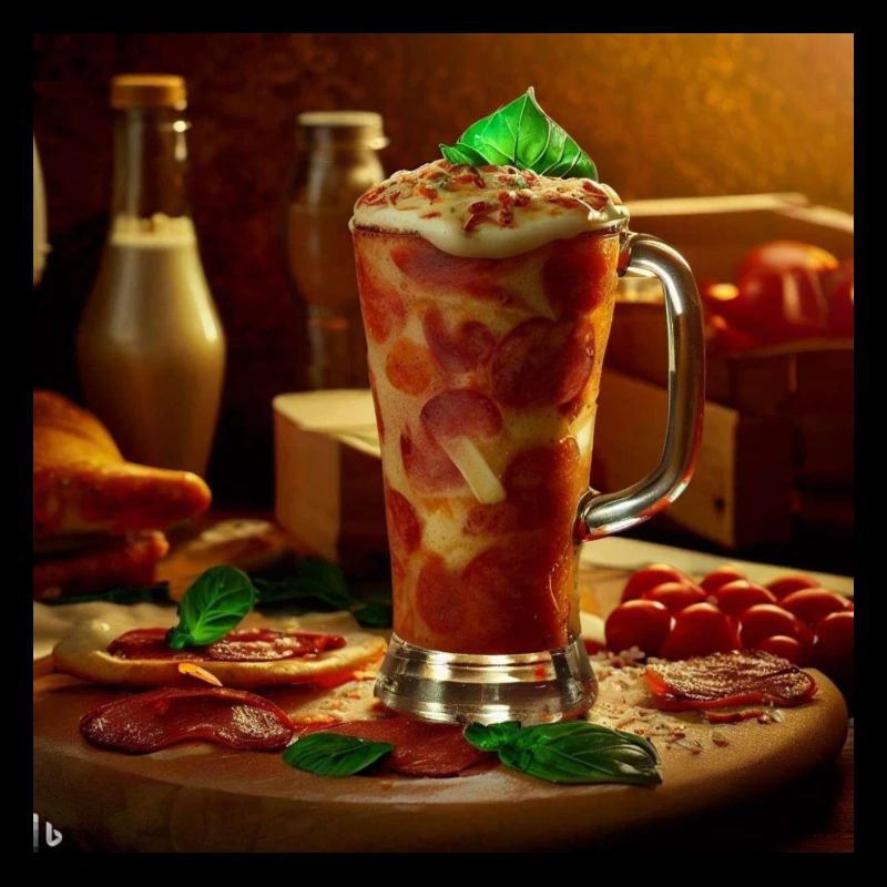 la pizza Saveur boisson