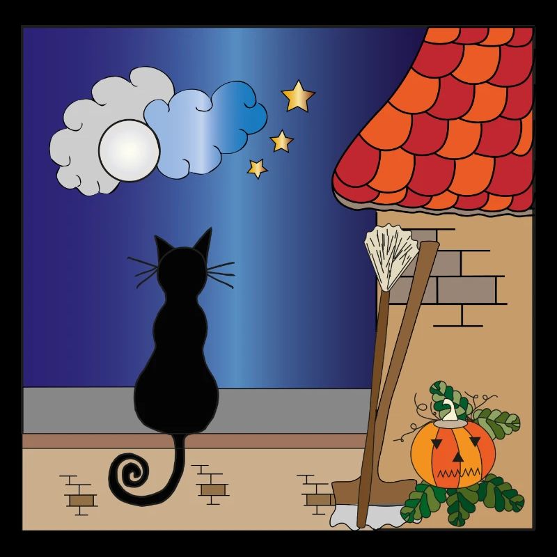 Couleur du chat sur le mur