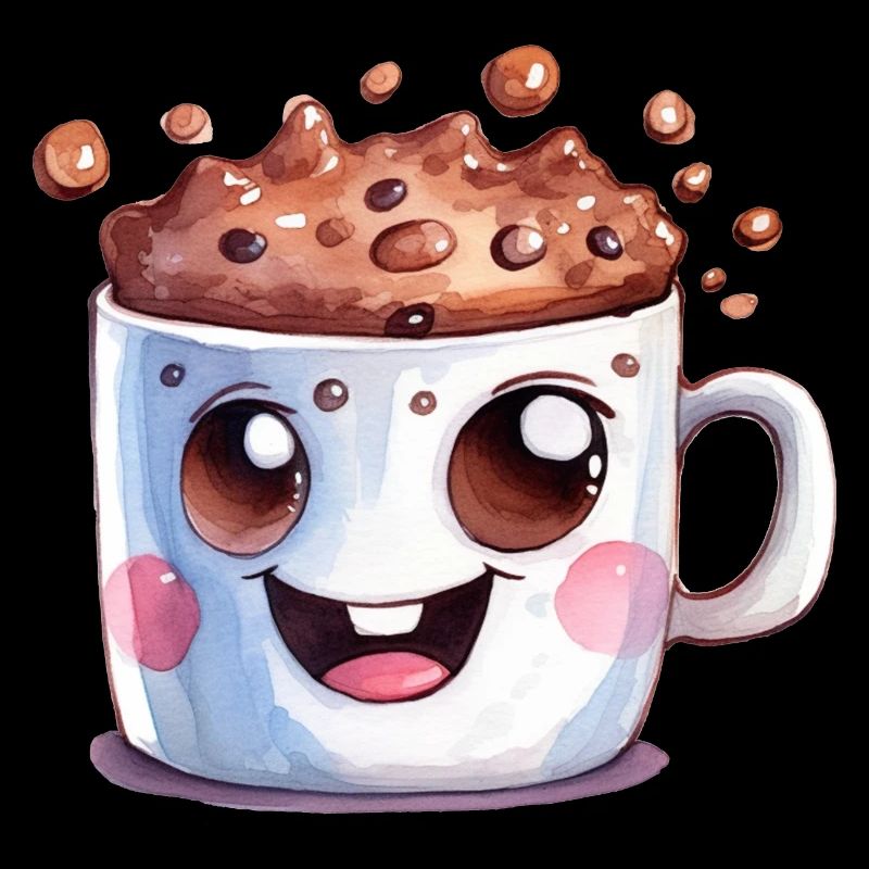 Dessin à l’aquarelle de cacao