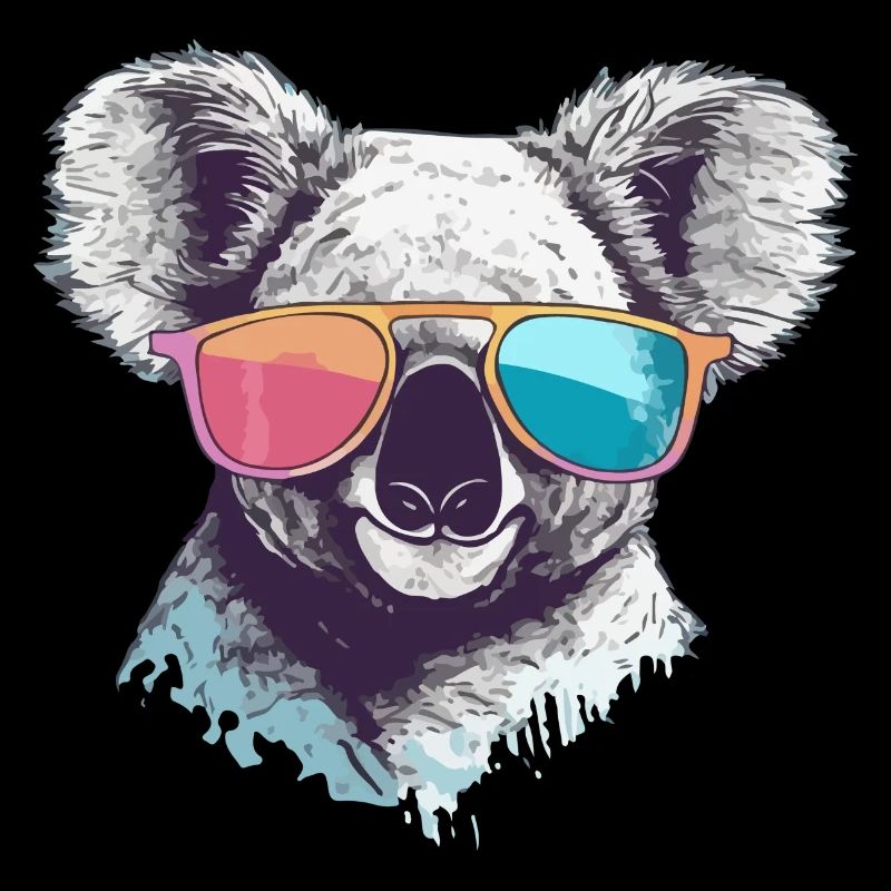 Timy the bespectacled koala
