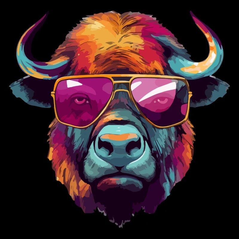 Bok the spectacled bison