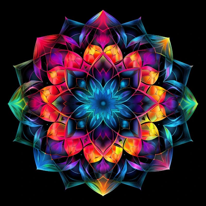 Buntes Mandala