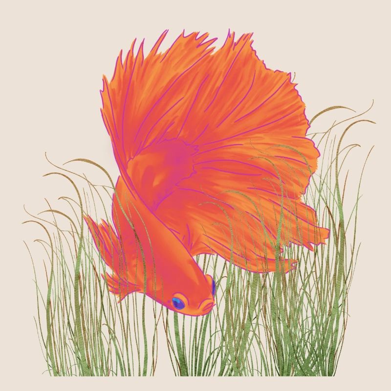 Betta Splendense HM Red