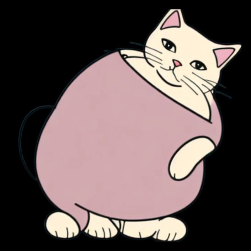 Fette Katze