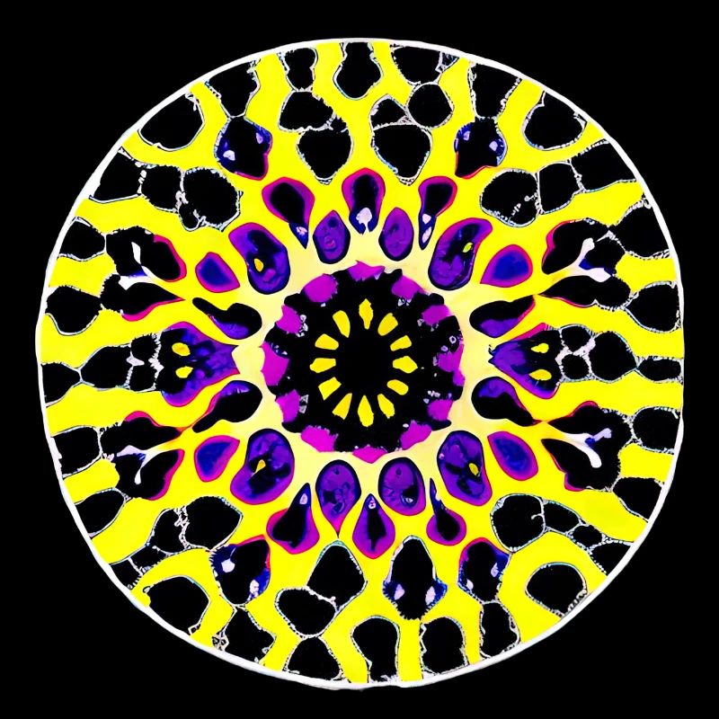 colorful inkblot |