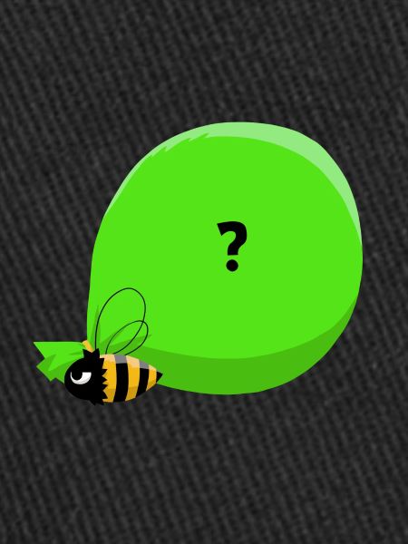 Bee & big mysterious bag