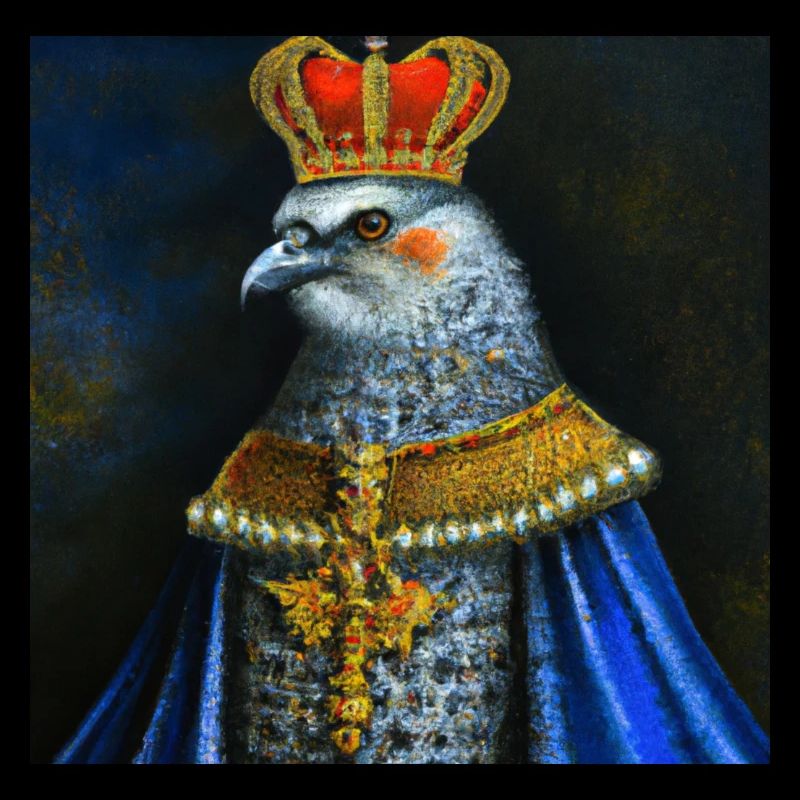 Aigle dans la couronne