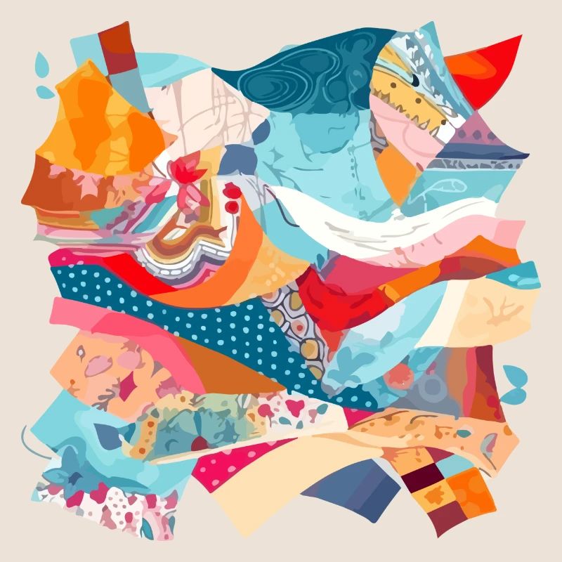 Patchwork de tissu n°3