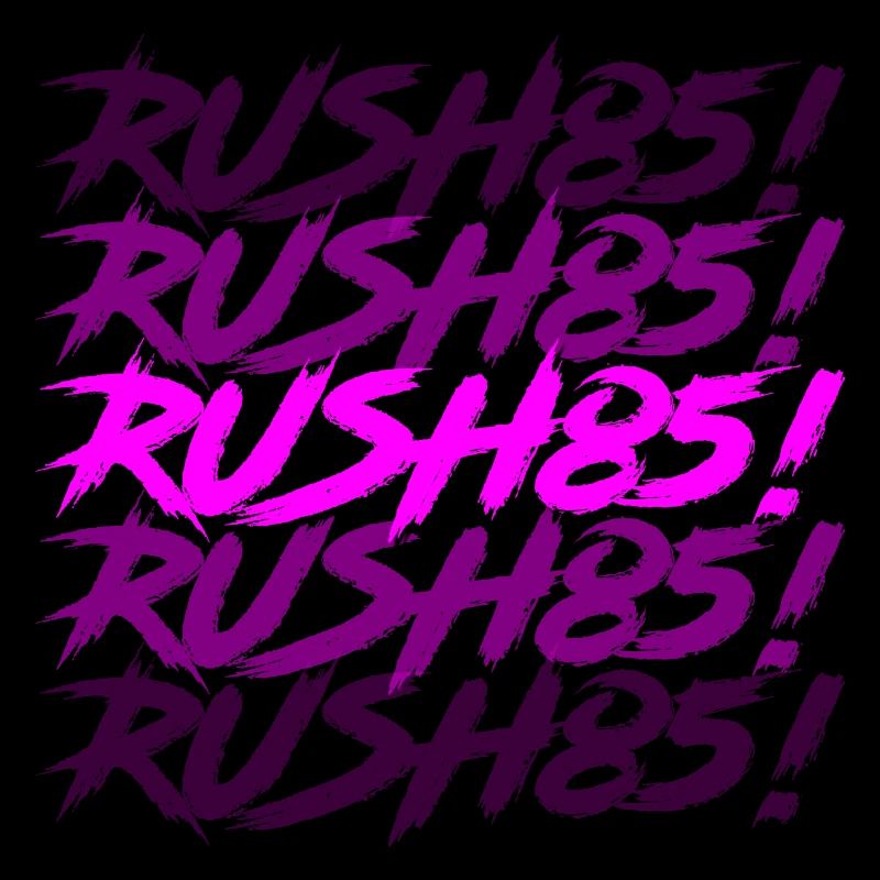 Synthwave / Cyberpunk Title Design RUSH85! -Dark