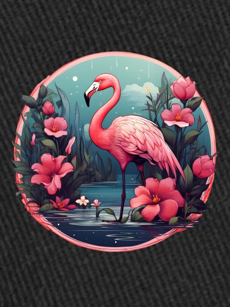 Floral Flamingo