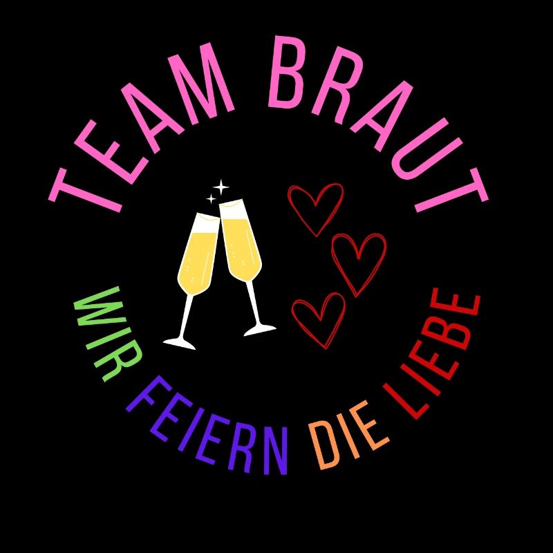 Team Braut - wir feiern die Liebe
