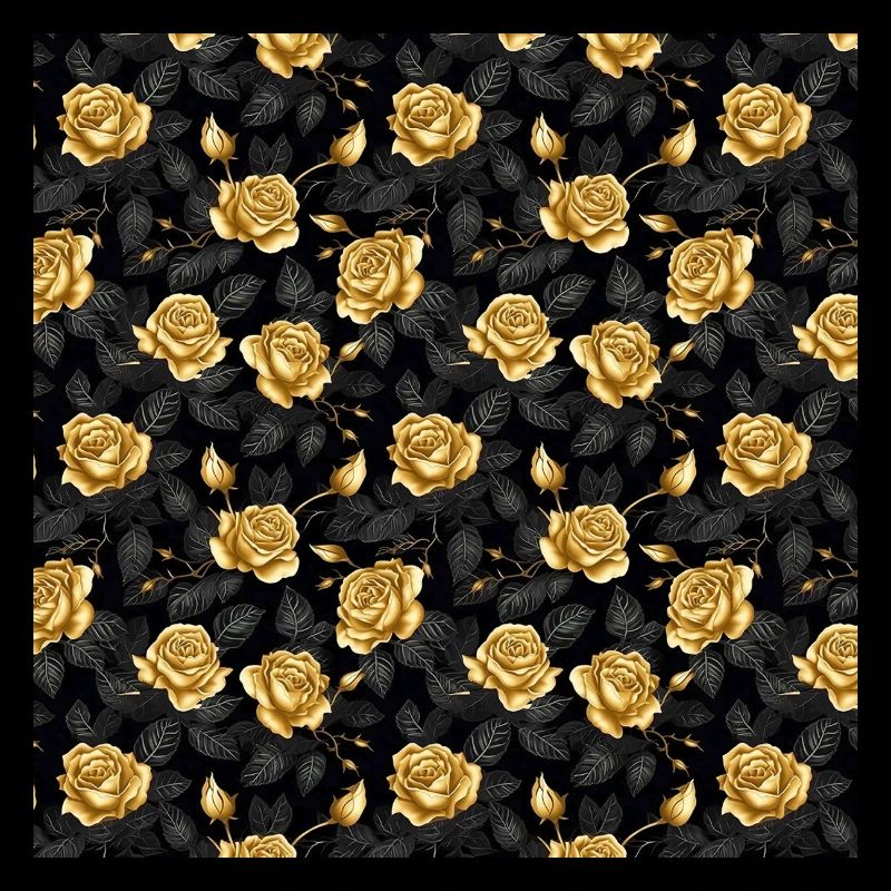Roses Seamless Pattern Beautiful Elegant Aesthetic