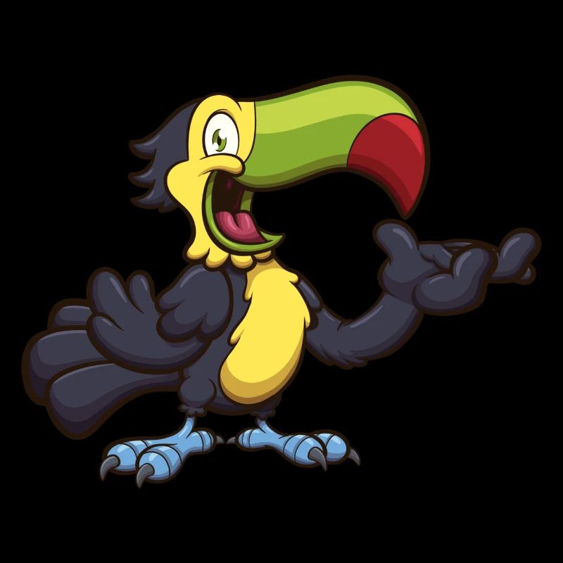 Dessin animé mignon Toucan