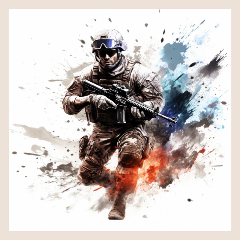 COD gaming art shooter 2