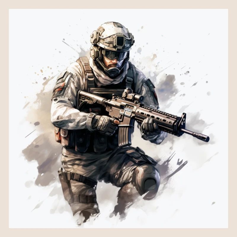 COD gaming art shooter