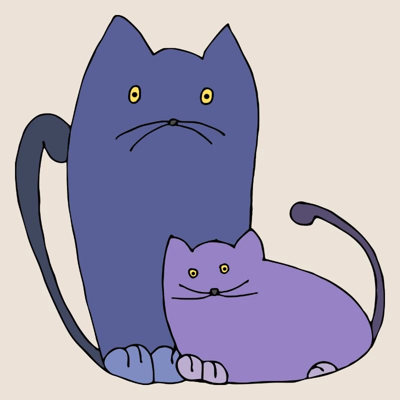 Chats lavande