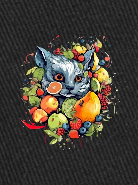 Tigri dans les fruits