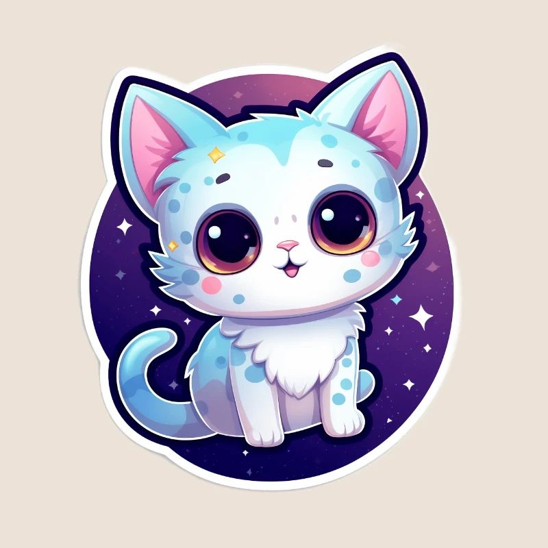 "Cosmic Kitty: Adorable Space Float"