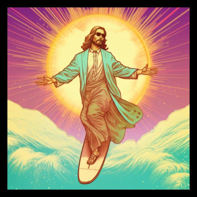 Surfer Jésus