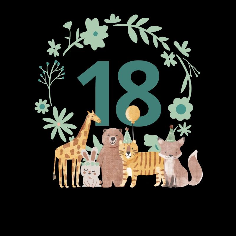18e anniversaire - anniversaire animaux