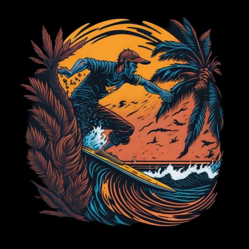 Surfeur de Palm Beach