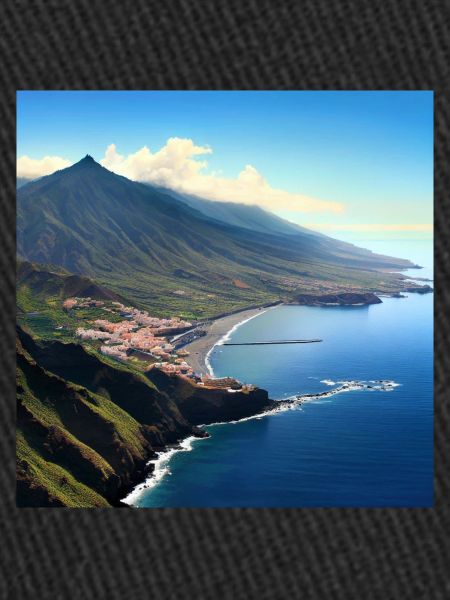 Volcan de l’île tropicale