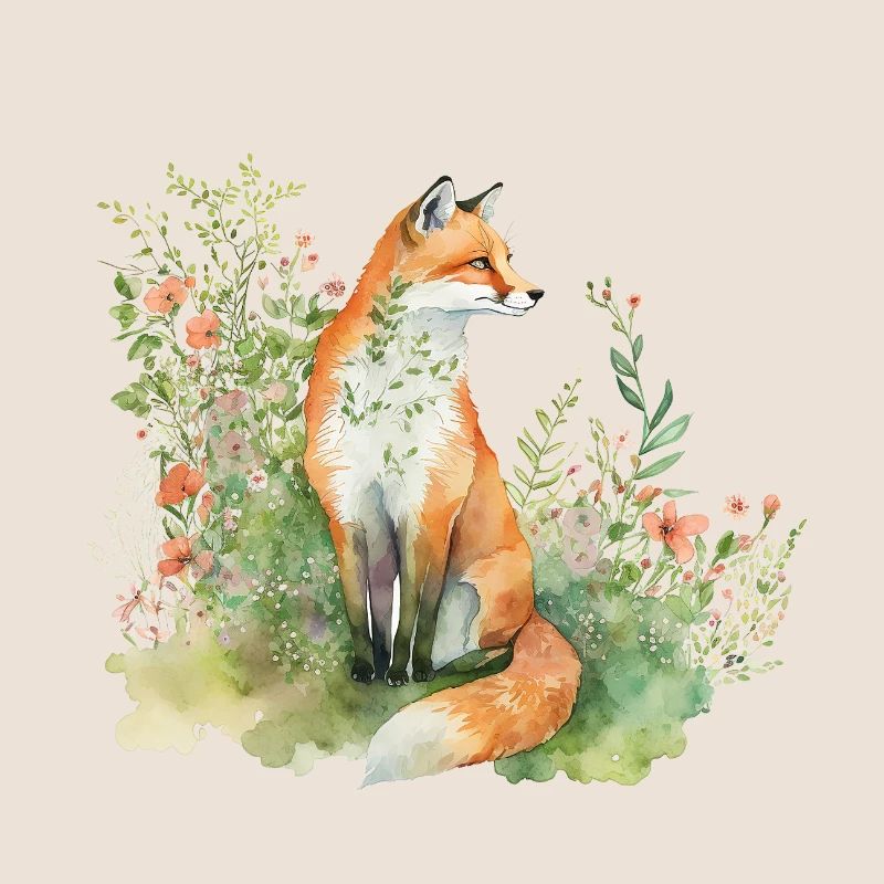 Renard dans le pré